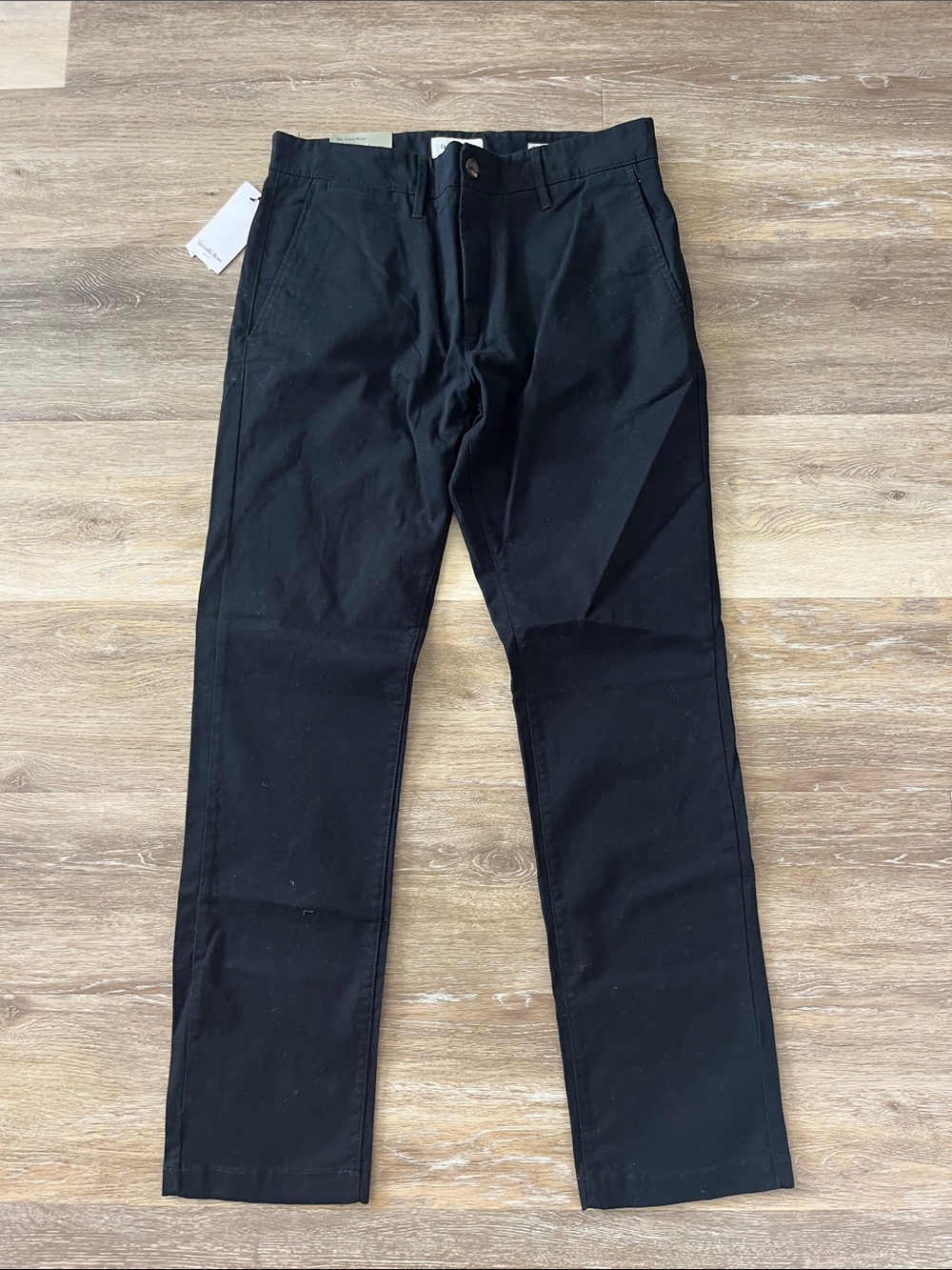 NWT Goodfellow & Co Every Wear Slim Chino Pants Black Size 30X30